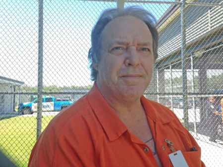 Will Hayden in the prison serving his two life sentences